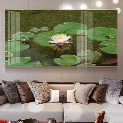 File gốc File tranh hoa sen S2016 (chủ đề hiện đại) trang trí