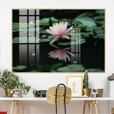 File tranh File tranh hoa sen S2022 (bản gốc) treo quán cafe