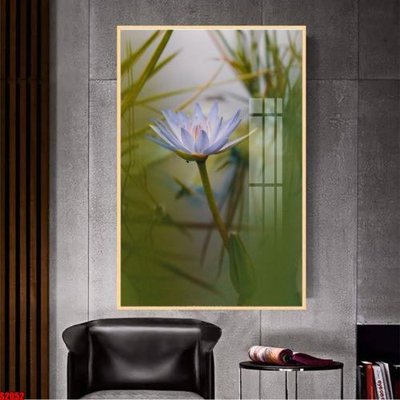 File in trần File tranh hoa sen S2052 (file gốc) hoa văn 3D