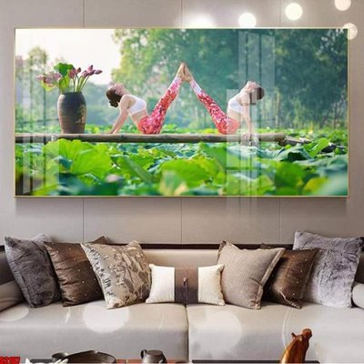 File gốc File tranh hoa sen S2107 (in tráng gương) hiện đại