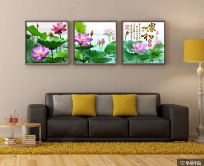 File gốc Tranh cửu ngư quần hội sen cá S228 (ảnh chi tiết) để in lụa