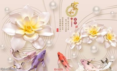 Tải file gốc Tranh cửu ngư quần hội sen cá S275 (in tráng gương) siêu đẹpFile tranh gốc Tranh cửu ngư quần hội sen cá S275 chất lượng cao