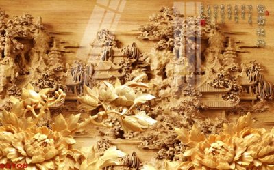 Download file tranh Tranh hoa sen cá cửu ngư quần hội S3108 (file gốc PSD)