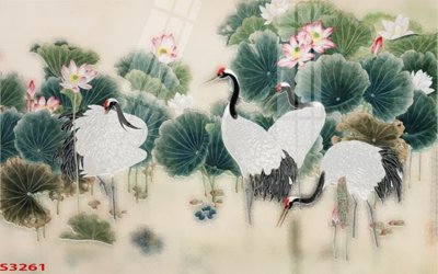 Tải file gốc Tranh hoa sen cá cửu ngư quần hội S3261 (in khổ lớn) quảng cáo