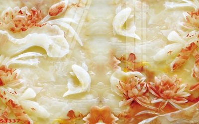 File gốc Tranh hoa sen cá cửu ngư quần hội S3337 (cho in ấn) từ Filetranh.com