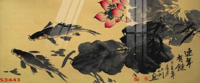 Tải file Tranh hoa sen cá cửu ngư quần hội S3443 (ảnh gốc) file TIFF