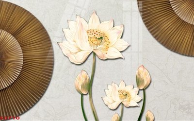 Tải file gốc Tranh hoa sen cá cửu ngư quần hội S3710 (để in lụa)