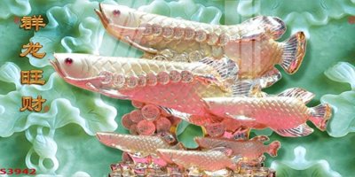 File gốc Tranh hoa sen cá cửu ngư quần hội S3942 (in lụa) tranh phong thủy