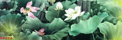 Tải file Tranh hoa sen cá cửu ngư quần hội S4274 (ảnh gốc) file AI/EPS