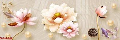 Chi tiết file gốc Tranh hoa sen cá cửu ngư quần hội S4446 (cho in tráng gương)