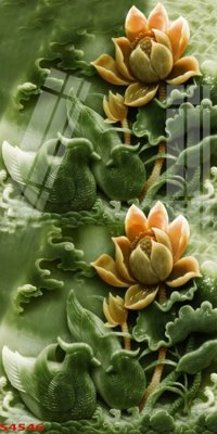 Download file tranh PSD Tranh hoa sen cá cửu ngư quần hội S4546 để chỉnh sửa