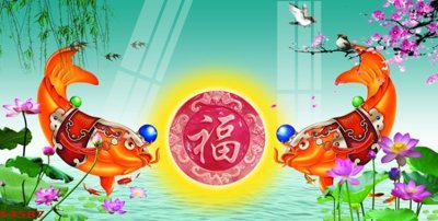 Tải file gốc Tranh hoa sen cá cửu ngư quần hội S4587 (bản PSD) đầy đủ layer