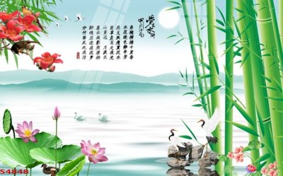 Mua file ảnh gốc Tranh hoa sen cá cửu ngư quần hội S4848 (chất lượng cao)