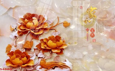 Tải file Tranh hoa sen cá cửu ngư quần hội S4880 (gốc) làm file in ấn