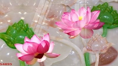 Tải file gốc Tranh hoa sen cá cửu ngư quần hội S4895 (để in lụa)