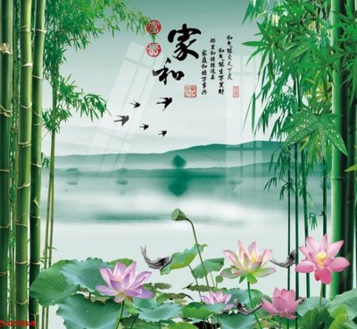 Tải file Tranh hoa sen cá cửu ngư quần hội S4984 (gốc) in tranh tráng gương