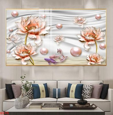 Tải file tranh Tranh cửu ngư quần hội sen cá S575 (ảnh gốc) ngay