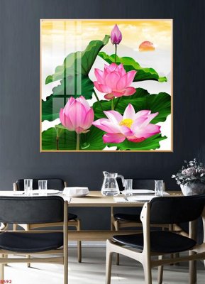 File gốc Tranh cửu ngư quần hội sen cá S592 (chuẩn CMYK) cho nhà in