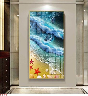 Tải file gốc Tranh cửu ngư quần hội sen cá S594 dùng cho in ấn