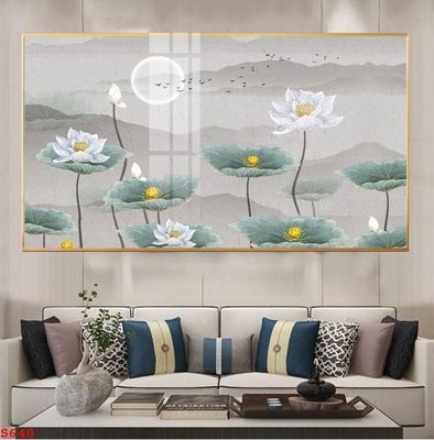 Tải file Tranh cửu ngư quần hội sen cá S640 (gốc) chủ đề phong thủy