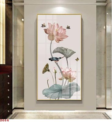 File tranh Tranh cửu ngư quần hội sen cá S664 (gốc) chủ đề trẻ em