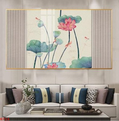 File PSD Tranh cửu ngư quần hội sen cá S713 (gốc) nhiều lớp (multi-layer)