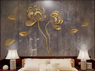 File tranh Tranh cửu ngư quần hội sen cá S861 (file gốc) chủ đề phong thủy