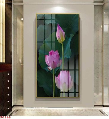 File in ấn Tranh cửu ngư quần hội sen cá S948 (bản gốc) từ file gốc