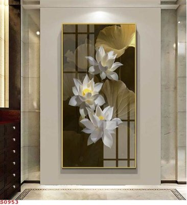 File gốc Tranh cửu ngư quần hội sen cá S953 (AI/EPS) cho in ấn