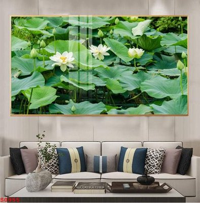 Mua file tranh gốc Tranh cửu ngư quần hội sen cá S955 tại Filetranh.com