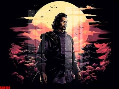 File gốc File tranh samurai võ sĩ nhật bản SAM105 (in mica) làm bảng hiệu