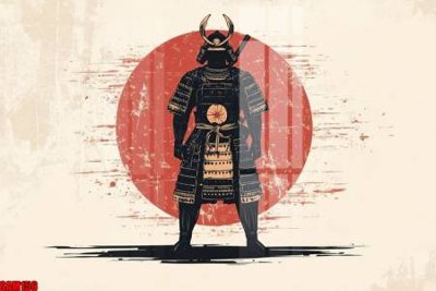 File tranh File tranh samurai võ sĩ nhật bản SAM156 (gốc) chủ đề thiên nhiên