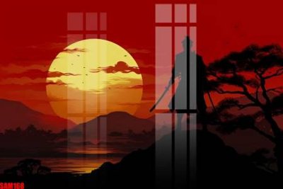 Download file File tranh samurai võ sĩ nhật bản SAM168 (chất lượng in ấn)
