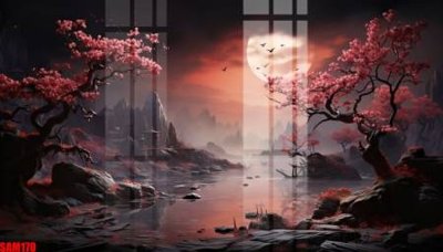 Tải file File tranh samurai võ sĩ nhật bản SAM170 (ảnh gốc) độ phân giải 300dpi