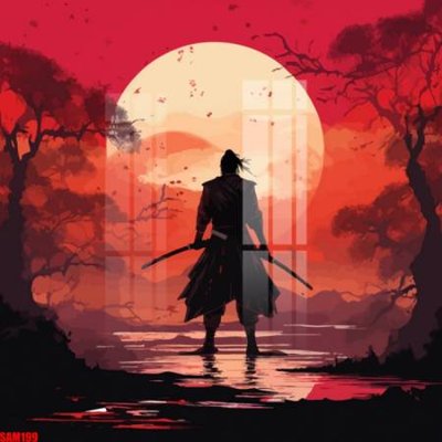 File gốc File tranh samurai võ sĩ nhật bản SAM199 (trang trí) phòng ngủ