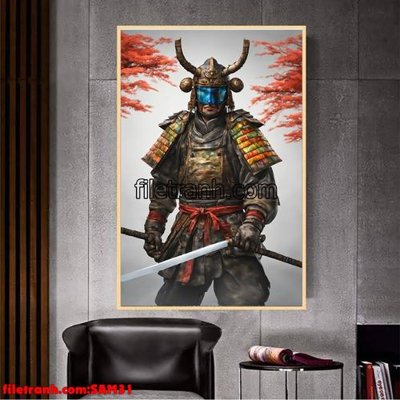 File gốc File tranh samurai võ sĩ nhật bản SAM31 (cho in ấn) từ Filetranh.com