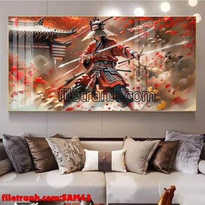 File gốc File tranh samurai võ sĩ nhật bản SAM43 (ảnh rõ nét) để in