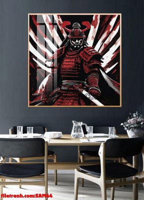 File gốc File tranh samurai võ sĩ nhật bản SAM44 (trang trí) phòng làm việc