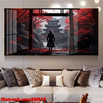 Tải file File tranh samurai võ sĩ nhật bản SAM70 (gốc) chủ đề tâm linh