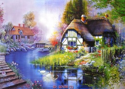 File in lụa File tranh sơn dầu SD109 (tân cổ điển) File tranh sơn dầu SD109