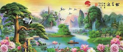 Download file File tranh sơn dầu SD122 (gốc) in mica đèn LED