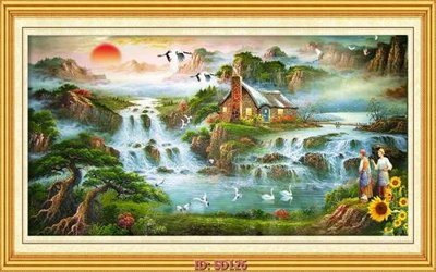 File gốc File tranh sơn dầu SD126 (thiết kế) độc quyền