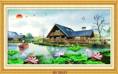 File gốc File tranh sơn dầu SD134 (PNG) không nền chất lượng