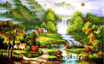 File tranh File tranh sơn dầu SD145 (gốc) chủ đề động vật