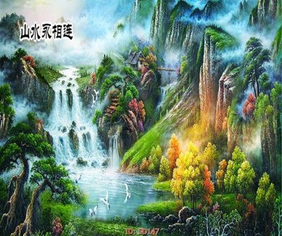 Hình ảnh file gốc File tranh sơn dầu SD147 cho in UV