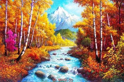 File in lụa File tranh sơn dầu SD151 (tân cổ điển) File tranh sơn dầu SD151