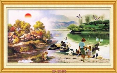 File tranh File tranh sơn dầu SD166 (bản gốc) in canvas