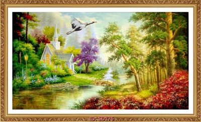 File tranh ảnh gốc File tranh sơn dầu SD176 dùng cho in khổ lớn