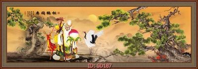 Download file gốc File tranh sơn dầu SD187 (in lụa) tranh 3D