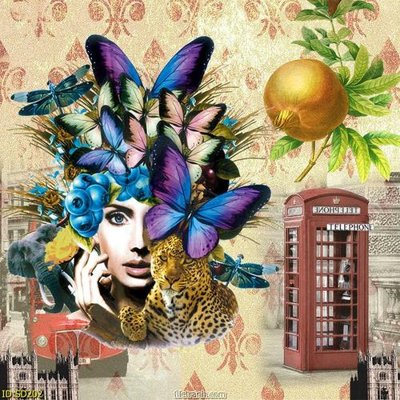 File gốc in ấn File tranh sơn dầu SD202 chuẩn màu CMYK